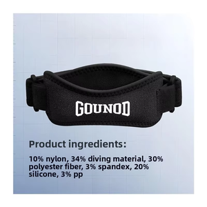 อุปกรณ์พยุงเข่าแบบปรับได้สำหรับเอ็นสะบ้าหัวเข่า แบบเป่าลมได้ สวมใส่สบาย เหมาะสำหรับการเดินป่า วิ่ง กระโดด-บรรเทาอาการปวดเข่า - Product Image 6