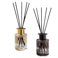 Bouteille diffuseur en verre de 120ml avec bouchon en liège 4oz désodorisant de parfum d'arôme bâtons de roseau vides pour l'air en vente