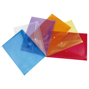 Monedero A4 transparente, suministros escolares y de oficina, 12 unidades/paquete - Product Image 1