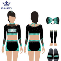 Uniformes personnalisés All Stars Competition Cheer Uniformes Sparkle Cheerleading à vendre