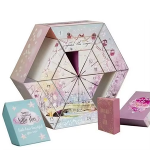Calendario de Adviento Personalizado 2026, Caja Vacía para Empaque de Regalos, Calendario de Adviento de Belleza Glam de 24 Días, Caja de Cuenta Regresiva para Navidad - Product Image 1
