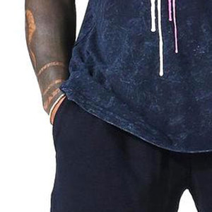 Shorts de Algodón 100% con Lavado Ácido de Diseño Nuevo y Calidad Premium para Hombre, Servicio OEM, Colores y Tallas Personalizadas, Estilo Urbano - Product Image 4