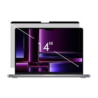 Filter Layar Privasi Magnetik Macbook Pro 14 inci 0.35mm Matte Anti Gores Anti Mata-mata Pelindung Privasi Laptop