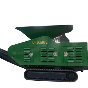 Trituradora de mandíbula móvil upsen ujc503E precio mini trituradora de piedra móvil portátil