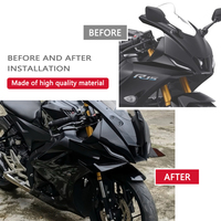 Spoiler avant pour moto Yamaha YZF-R15 R15 V4 R15M, ailerons latéraux aérodynamiques, déflecteur de carénage, panneau latéral avant