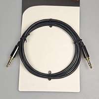 Cable de Audio Estéreo AUX de 3.5mm Macho a Macho con Revestimiento de Cobre para Teléfonos, Tabletas, Altavoces, Amplificadores y Automóviles