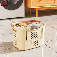 Panier de rangement pour vêtements Xinhang, écologique, en PP durable, gain de place, avec poignées, grande capacité, pour la salle de bain, les vêtements sales