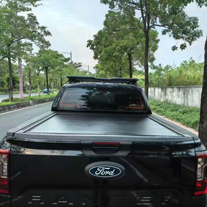 Couverture de coffre arrière rétractable de style enroulable pour Ford Ranger <span class=keywords><strong>2023</strong></span> et plus, en aluminium rigide, accessoires automobiles - Product Image 1