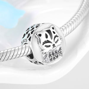 Real 925 Sterling Silver Pendant Animal Dog Cat Beads <strong>Charm</strong> Fit Original Women Bracelet Fashion Beads Jewelry Making Wholesale - Product Image 3