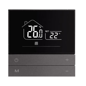 Panel kontrol suhu layar sentuh logam, termostat udara segar untuk pemanasan lantai PC ruang Air - Product Image 1