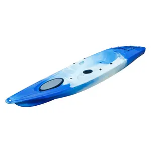 Novo design único de caiaque inflável não dobrável, caiaque de canoa do mar