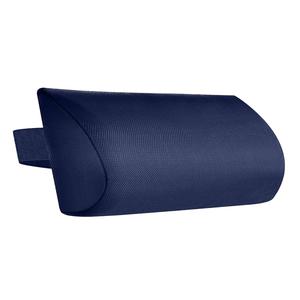 Poltrona in vimini pieghevole blu Navy con cuscino in spugna per pause pranzo all'aperto - Product Image 1
