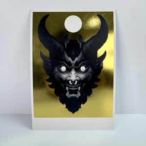 Stampe personalizzate in lamina d'oro Digital/Giclee/UV stamping paints carta testurizzata <span class=keywords><strong>arte</strong></span> d'<span class=keywords><strong>arte</strong></span> <span class=keywords><strong>giapponese</strong></span> demone decorazioni murali poster - Product Image 5