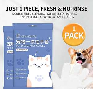 Lingettes pour animaux de compagnie spécialement conçues pour chats et chiens, lingettes pour essuyer les larmes, nettoyer les zones du corps, sans rinçage, désodorisantes, hygiéniques - Product Image 2