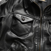 Veste en cuir de cheval de haute qualité unisexe, printemps, automne, hiver, fermeture éclair, style rétro américain, veste en cuir véritable