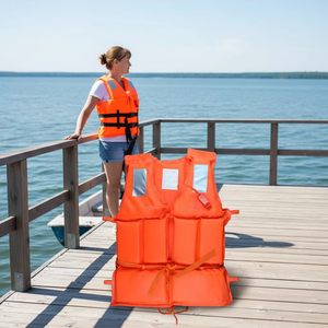 Chaleco Salvavidas de Espuma EPE Personalizado al por Mayor, para Deportes Acuáticos, Surf, Seguridad, Impermeable, Tela Oxford, Ligero y Duradero - Product Image 5