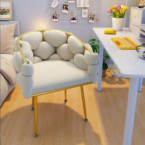 Bộ ghế sofa hiện đại phong cách Bắc Âu sang trọng giá rẻ, chất liệu vải nhung, khung kim loại, ghế chờ, ghế phụ, nội thất phòng khách - Product Image 6