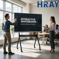 HRAY Layar Cerdas All-in-One 55-Inci dengan 178 °   Sudut Pandang Ultra-Lebar, Frekuensi Penyegaran 60Hz, Dukungan Android 12, Layanan OEM ODM