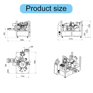 Empaquetadora automática multifunción Doypack para alimentos, bebidas, nueces, pesaje, bolsa con cremallera, Motor de sellado de envases de plástico - Product Image 4