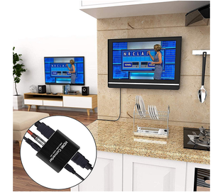 อุปกรณ์แปลงสัญญาณเสียงจาก4K <span class=keywords><strong>HDMI</strong></span>เป็น<span class=keywords><strong>HDMI</strong></span> + Optical Toslink <span class=keywords><strong>SPDIF</strong></span> + ช่องเสียบAUX 3.5มม. ตัวแปลงสัญญาณเสียงสเตอริโอออก<span class=keywords><strong>HDMI</strong></span> - Product Image 4