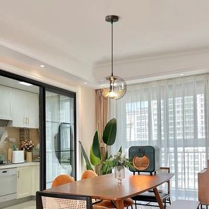 Bauhaus Modern Minimalist Vintage Style Glass Chandelier Nordic Designer Unique <b>Dining</b> Room Decorative Lighting Pendant <b>Lights</b> - Product Image 3
