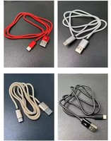Pengisian cepat 1m USB tipe-c kabel mikro kain nilon kepang Data sinkronisasi pengisi daya ponsel USB mikro tipe-c pengisian ponsel