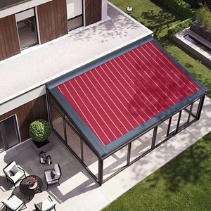 <span class=keywords><strong>Toldo</strong></span> Retráctil Automático <span class=keywords><strong>Horizontal</strong></span> para Exteriores, para Terrazas de Cristal, Protección Solar - Product Image 4