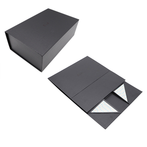 Custom Printed Luxury Paper Magnet Foldable Magnetic Gift Box Garment Apparel Clothing gift Packaging Box
