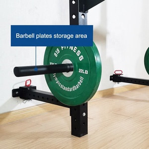 Multifunción <span class=keywords><strong>gimnasio</strong></span> <span class=keywords><strong>en</strong></span> <span class=keywords><strong>casa</strong></span> medio estante de sentadillas máquina trasera de acero equipo de <span class=keywords><strong>gimnasio</strong></span> plegable de pared para culturismo y entrenamiento de ejercicio - Product Image 5