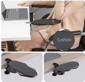 Computer Arm for <b>Desk</b> Adjustable Ergonomic Wrist Support for Keyboard Armrest Extender <b>Rotating</b> Mouse Pad Holder - Product Image 2
