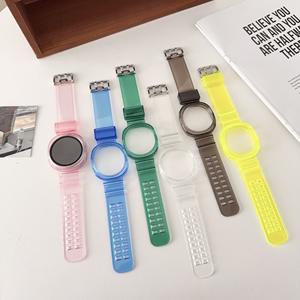 Custodia per cinturino trasparente traspirante da 2 in 1 TPU per orologio 8 40/44/46mm cinturino per orologio classico - Product Image 1