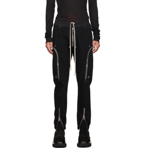 Nuevo diseño High Street Slim Fit pantalones Cargo de algodón con ojales de Metal cremallera expuesta bolsillos hinchados cordón cintura elástica - Product Image 1