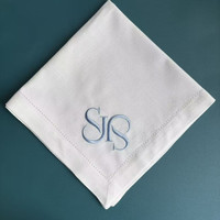 Serviettes personnalisées avec logo brodé, serviettes de table en coton personnalisées pour hôtel, restaurant, mariage, événement, promotion de marque
