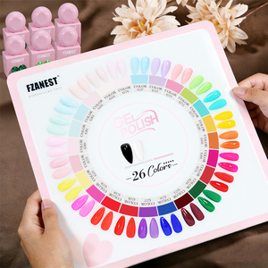 Set di Smalti Gel per Unghie di Lusso in 26 Colori, Senza HEMA e TPO, Etichetta Privata, Lunga Durata, Brillante, Campione Gratuito, Ricca Pigmentazione - Product Image 6