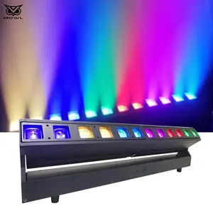 12x40w RGBW 4in1 12x40 DMX piksel çubuk işın yakınlaştırma yıkama LED hareketli kafa işık gece kulübü sahne disko gösterisi için