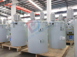 5KVA 10KVA 15kVA 37.5kva 75kva 10 15 KVA 15 KV bước lên xuống một pha cực gắn biến áp dầu giá - Product Image 5