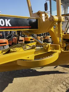 Motore usato livellatore CAT140K con ripper Caterpillar scarificatore stadio macchine costruzione a basso prezzo vendere bene in sud Africa