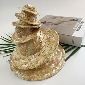 <span class=keywords><strong>Mini</strong></span> cỏ biển tự nhiên rơm mũ cao bồi handmade phụ kiện thú cưng Việt Nam cho du lịch ngoài trời cảnh thể thao giản dị vẽ tay - Product Image 4