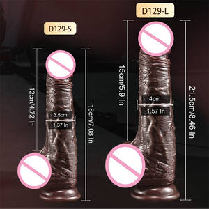 Frauen Muschi Vaginal Masturbation Penis Dildo Sexspielzeug Weiche echte Schiebe haut Silikon Realistischer Mann Dildo mit beweglicher Vorhaut - Product Image 6
