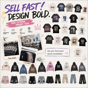 T-shirt pour <span class=keywords><strong>homme</strong></span> en coton pur, col rond, coupe ample, manches longues, couleur unie, style américain, poids lourd 305g, vêtements pour <span class=keywords><strong>homme</strong></span>, style streetwear - Product Image 3