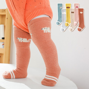 Calzini per Neonati <span class=keywords><strong>in</strong></span> Cartone, Caldi e Morbidi per l'Inverno, Calze Elastiche <span class=keywords><strong>in</strong></span> Cotone Spesso al <span class=keywords><strong>Ginocchio</strong></span> per Bambini e Bambine - Product Image 3