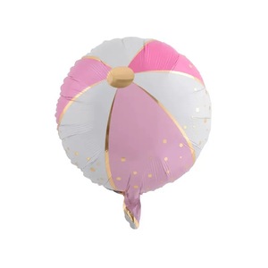 <span class=keywords><strong>Ballon</strong></span> en feuille de <span class=keywords><strong>volley</strong></span>-<span class=keywords><strong>ball</strong></span> de plage pastèque hawaïenne, simple, pour fête d'été, thème de fête, bouée de natation, version écologique brillante - Product Image 4