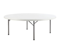 Sunzo Restaurant Hochzeit Veranstaltung runder Esstisch Bankett Klapptisch HDPE Kunststoff-Tische