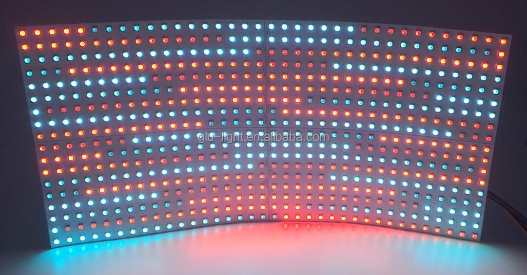 22Khz flicker-free RGB APA102 LED Pixel Panel full color 5V flexible digital pixel led light panel