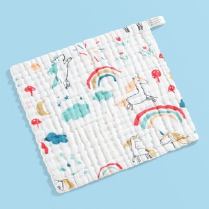 Vente en gros Débarbouillettes en mousseline de coton pour bébé Cadeaux pour bébé Serviette de toilette 6 couches Serviette de toilette pour bébé - Product Image 3