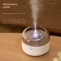 Diffuseur d'arômes à lumière chaude avec veilleuse 7 couleurs, diffuseur d'huiles essentielles 160 ml, minuterie 6H 3H 2H 1H, vente en gros OEM ODM usine