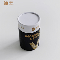 Tube en papier écologique de qualité alimentaire avec logo personnalisé pour l'emballage de capsules de collagène en poudre
