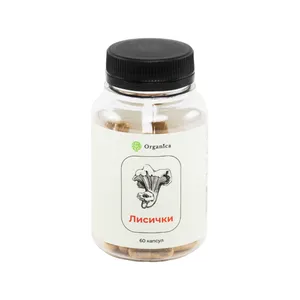 Chanterelle funghi capsule complesse antiparassitaria integratore biologico naturale per la perdita di peso