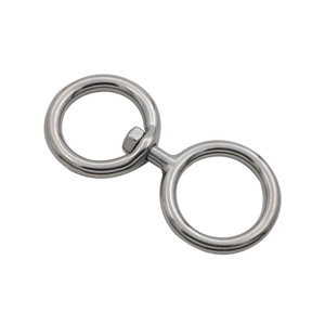 Anneaux pivotants en acier inoxydable (304/316) – Connecteurs universels pour la pêche et la laisse d'animaux – Mousquetons pivotants en forme de huit – Catégorie de produit - Product Image 1
