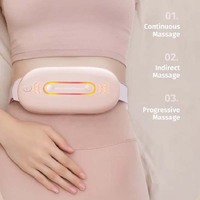 Ceinture de massage vibrante intelligente chauffante pour le bas du dos et l'abdomen, soulagement des douleurs menstruelles, massage utérin, ceinture chauffante pour le ventre
